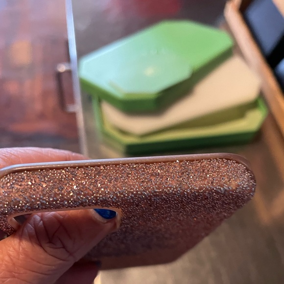 12 pro Swarovski Crystal pink blush phone case - Picture 8 of 11